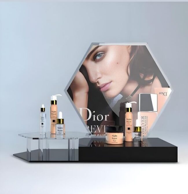 NEW DESIGN ACRYLIC SKIN CARE DISPLAY Acrylic Skin Care Display Case